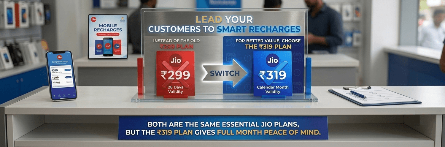A1Topup - Jio plan Changed